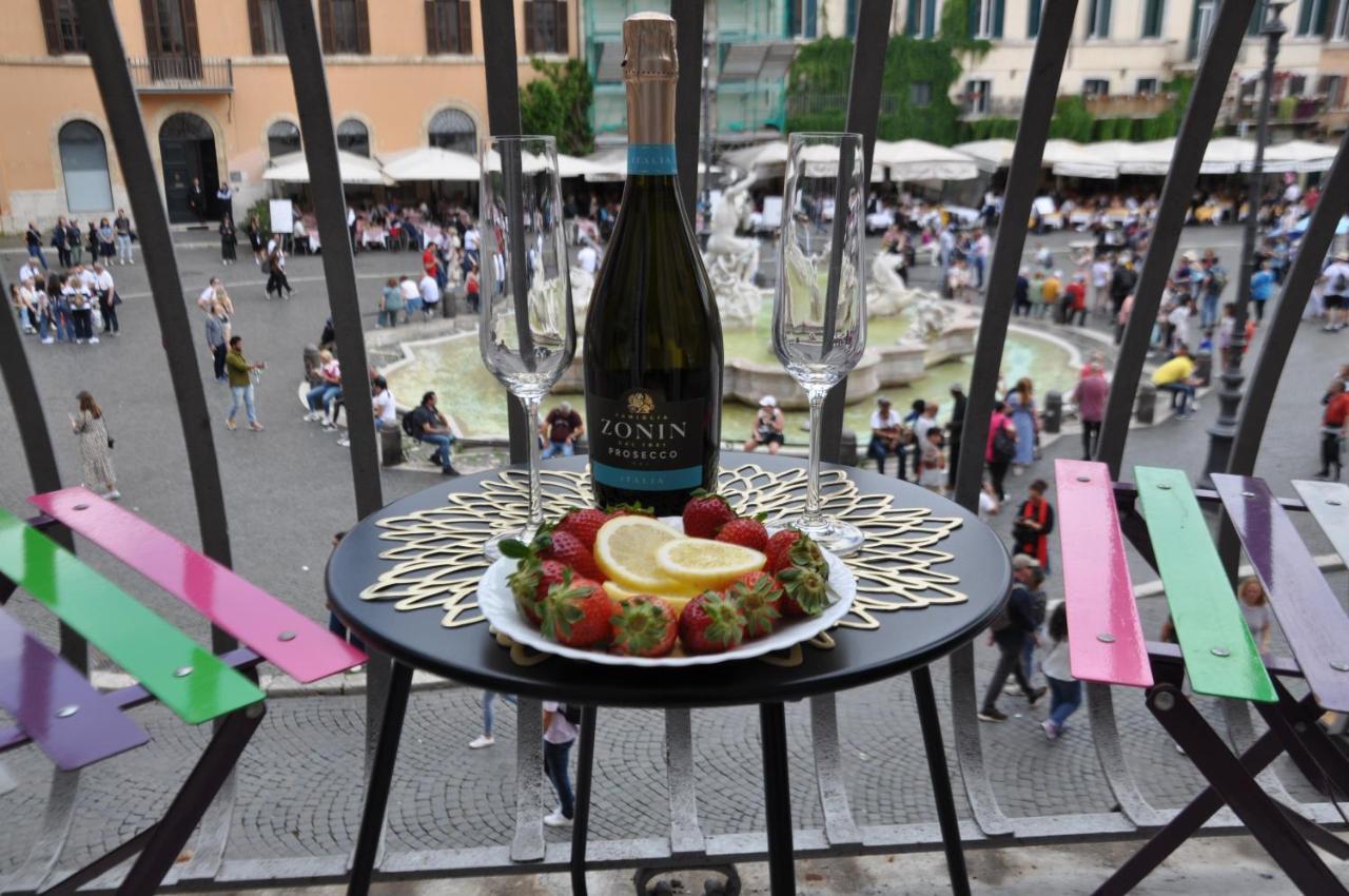 ローマNavona Charming Balconyアパートメント エクステリア 写真